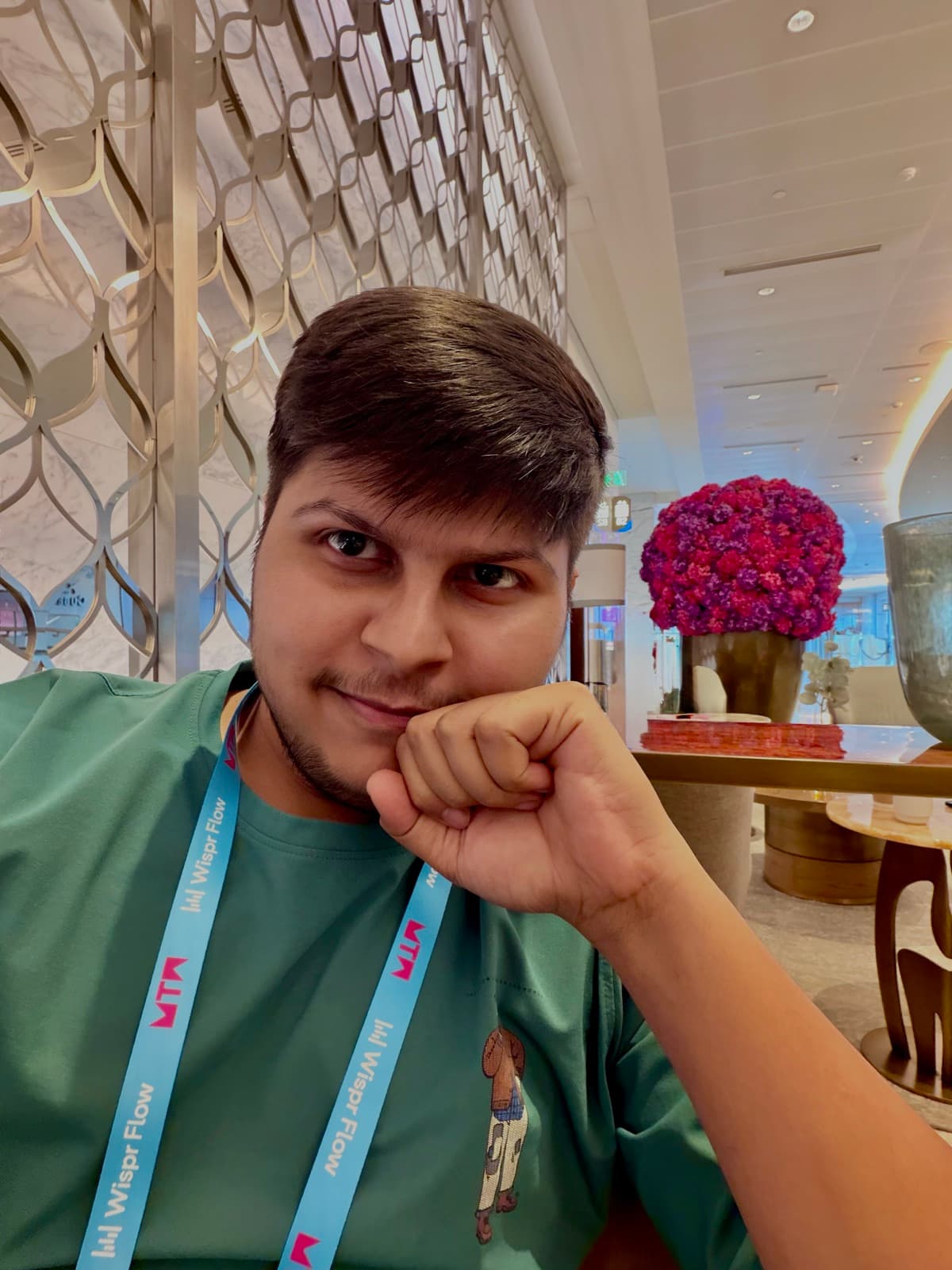 Meet Jariwala at a conference venue